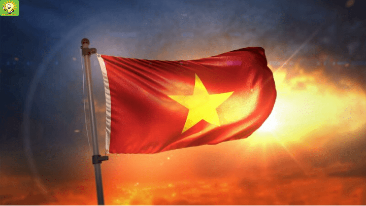 Lá cờ Tổ quốc làm hình nền máy tính