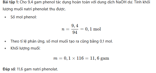 Bài tập vận dụng
