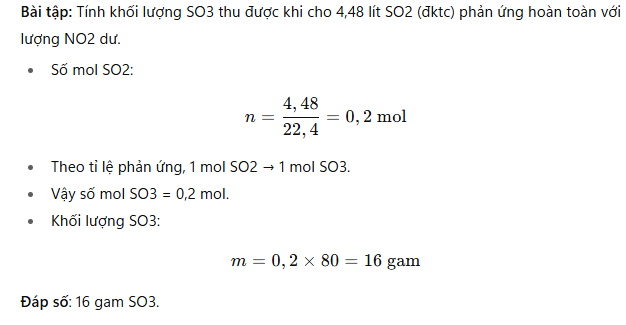 Bài tập vận dụng