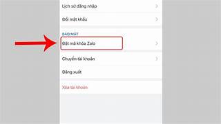 Sử dụng khóa ứng dụng hoặc vân tay