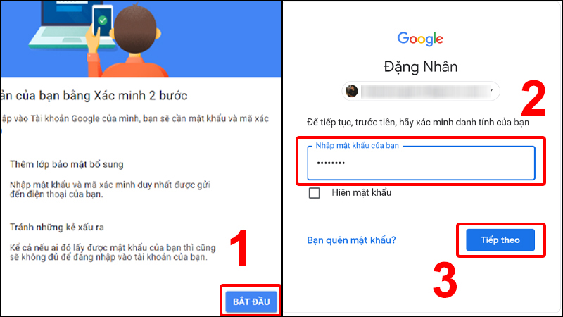 Cách bật bảo mật 2 lớp Gmail