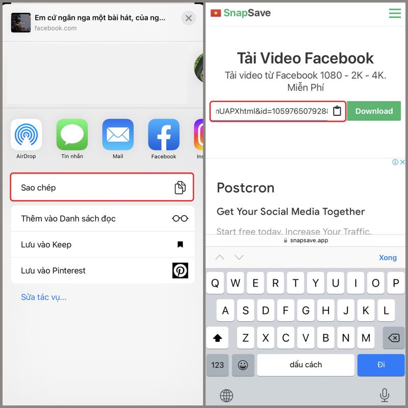 Cách tải video Facebook riêng tư (Private)